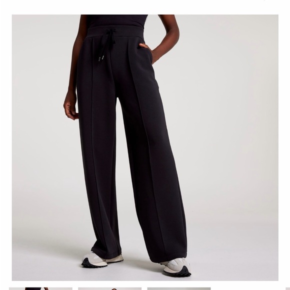 Calia Women’s Navy Blue Soft Scuba Wide Leg Pants - Picture 7 of 9